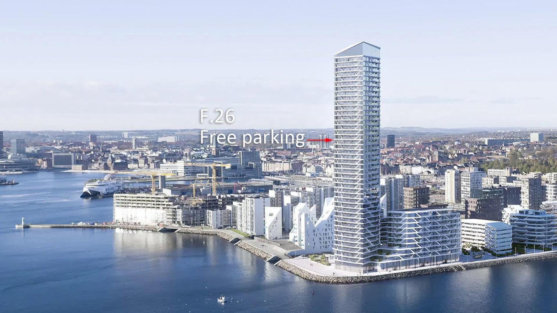 Lägenhet 26-etage Med Utrolig Havudsigt